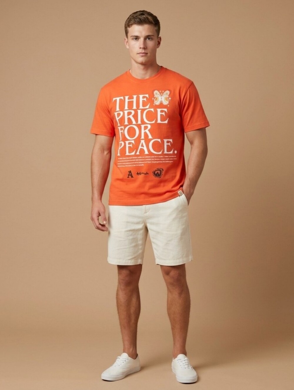 $54 AGTAWH Men's Embroidered and Printed Graphic Short Sleeve Crewneck T-Shirt